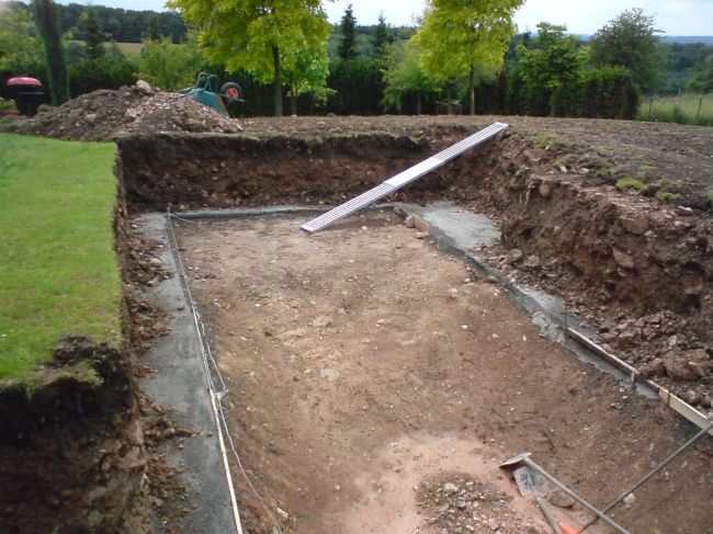 Beaufays - Construction d'une piscine