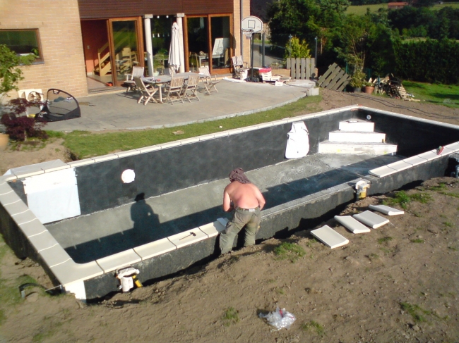 Beaufays - Construction d'une piscine