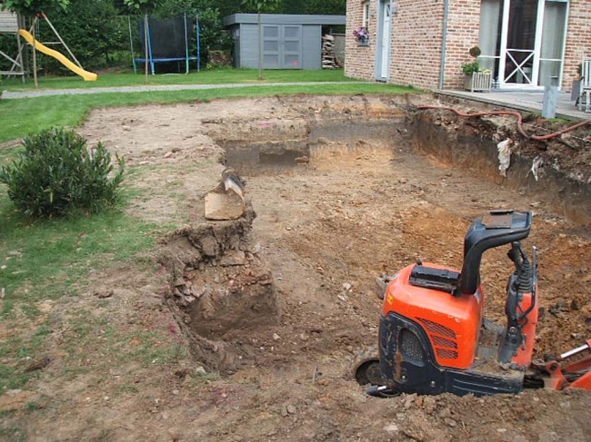 Beaufays - Construction d'une piscine